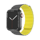 Mutural Moran Series Liquid Silicone Magnetic Strap Watchband For Apple Watch Series, 7 41mm / 6&SE&5&4 40mm / 3&2&1 38mm, 7 45mm / 6&SE&5&4 44mm / 3&2&1 42mm - DealBuddy