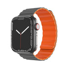 Mutural Moran Series Liquid Silicone Magnetic Strap Watchband For Apple Watch Series, 7 41mm / 6&SE&5&4 40mm / 3&2&1 38mm, 7 45mm / 6&SE&5&4 44mm / 3&2&1 42mm - DealBuddy