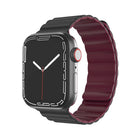 Mutural Moran Series Liquid Silicone Magnetic Strap Watchband For Apple Watch Series, 7 41mm / 6&SE&5&4 40mm / 3&2&1 38mm, 7 45mm / 6&SE&5&4 44mm / 3&2&1 42mm - DealBuddy