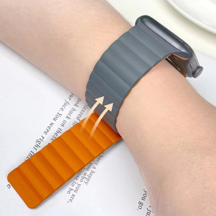 Mutural Moran Series Liquid Silicone Magnetic Strap Watchband For Apple Watch Series, 7 41mm / 6&SE&5&4 40mm / 3&2&1 38mm, 7 45mm / 6&SE&5&4 44mm / 3&2&1 42mm - DealBuddy
