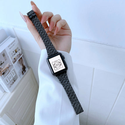 Small Waist Carbon Fiber Strap Watchband For Apple Watch Series - DealBuddy