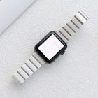 Ceramic One-bead Steel Strap Watchband For Apple Watch Series, 7 41mm / 6&SE&5&4 40mm / 3&2&1 38mm, 7 45mm / 6&SE&5&4 44mm / 3&2&1 42mm - DealBuddy