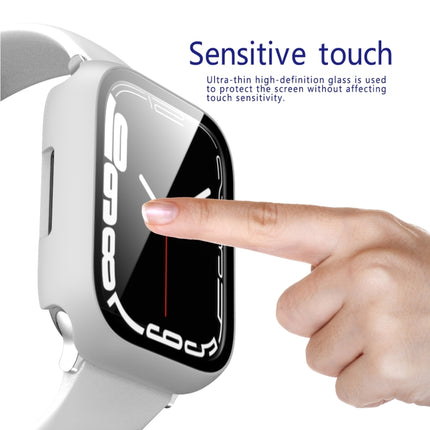 2 in 1 PC Frame + Tempered Glass Protector Case, For Apple Watch Series 9 / 8 / 7 41mm, For Apple Watch Series 8 / 7 45mm - DealBuddy