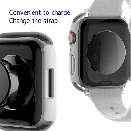 2 in 1 PC Frame + Tempered Glass Protector Case, For Apple Watch Series 9 / 8 / 7 41mm, For Apple Watch Series 8 / 7 45mm - DealBuddy