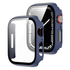 2 in 1 PC Frame + Tempered Glass Protector Case, For Apple Watch Series 9 / 8 / 7 41mm, For Apple Watch Series 8 / 7 45mm - DealBuddy