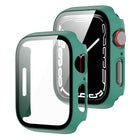 2 in 1 PC Frame + Tempered Glass Protector Case, For Apple Watch Series 9 / 8 / 7 41mm, For Apple Watch Series 8 / 7 45mm - DealBuddy