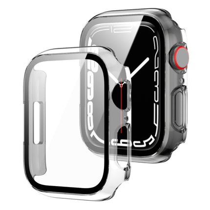 2 in 1 PC Frame + Tempered Glass Protector Case, For Apple Watch Series 9 / 8 / 7 41mm, For Apple Watch Series 8 / 7 45mm - DealBuddy