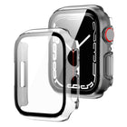 2 in 1 PC Frame + Tempered Glass Protector Case, For Apple Watch Series 9 / 8 / 7 41mm, For Apple Watch Series 8 / 7 45mm - DealBuddy
