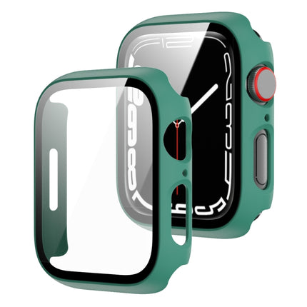 2 in 1 PC Frame + Tempered Glass Protector Case, For Apple Watch Series 9 / 8 / 7 41mm, For Apple Watch Series 8 / 7 45mm - DealBuddy