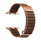Magnetic Leather Strap Watchband For Apple Watch Series, 7 41mm / 6&SE&5&4 40mm / 3&2&1 38mm, 7 45mm / 6&SE&5&4 44mm / 3&2&1 42mm - DealBuddy