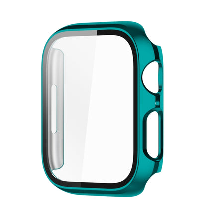 Electroplating Shockproof PC Protective Case with Tempered Glass Film, For Apple Watch Series 9 / 8 / 7 41mm, For Apple Watch Series 9 / 8 / 7 45mm - DealBuddy