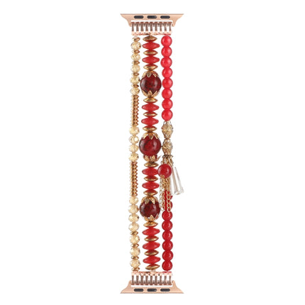 Pearl Strap Watchband For Apple Watch Series, 7 41mm / 6&SE&5&4 40mm / 3&2&1 38mm, 7 45mm / 6&SE&5&4 44mm / 3&2&1 42mm - DealBuddy