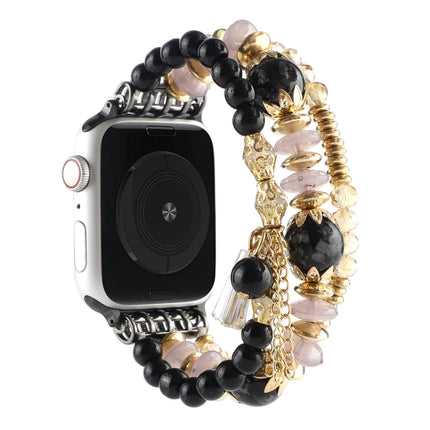 Pearl Strap Watchband For Apple Watch Series, 7 41mm / 6&SE&5&4 40mm / 3&2&1 38mm, 7 45mm / 6&SE&5&4 44mm / 3&2&1 42mm - DealBuddy