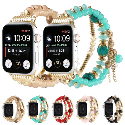 Pearl Strap Watchband For Apple Watch Series, 7 41mm / 6&SE&5&4 40mm / 3&2&1 38mm, 7 45mm / 6&SE&5&4 44mm / 3&2&1 42mm - DealBuddy