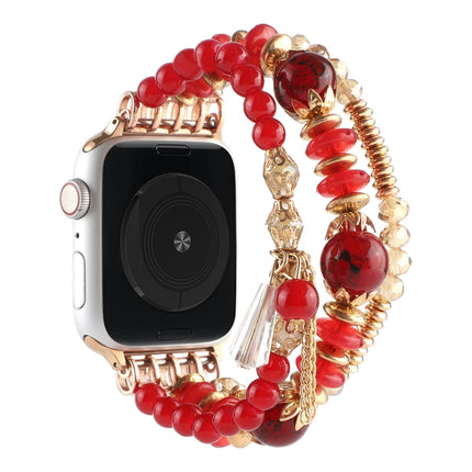 Pearl Strap Watchband For Apple Watch Series, 7 41mm / 6&SE&5&4 40mm / 3&2&1 38mm, 7 45mm / 6&SE&5&4 44mm / 3&2&1 42mm - DealBuddy