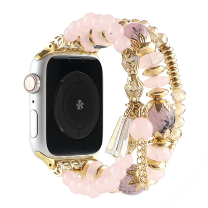 Pearl Strap Watchband For Apple Watch Series, 7 41mm / 6&SE&5&4 40mm / 3&2&1 38mm, 7 45mm / 6&SE&5&4 44mm / 3&2&1 42mm - DealBuddy