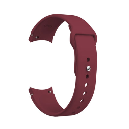 For Samsung Galaxy Watch4 40&44mm/Watch4 Classic 42&46mm Silicone Reverse Buckle Watchband