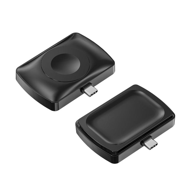 JJT-997 Type-C Interface Earphone and Watch Double-sided Wireless Charger for AirPods & iWatch - DealBuddy