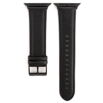 Oil Wax Crazy Horse Texture Genuine Leather Strap, For Apple Watch Series, For Apple Watch Series 5 - DealBuddy