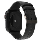 Oil Wax Crazy Horse Texture Genuine Leather Strap, For Apple Watch Series, For Apple Watch Series 5 - DealBuddy