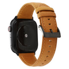 Oil Wax Crazy Horse Texture Genuine Leather Strap, For Apple Watch Series, For Apple Watch Series 5 - DealBuddy