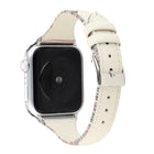Stitching Stripes Genuine Leather Strap  Watchband, For Apple Watch Series, For Apple Watch Series 5 - DealBuddy