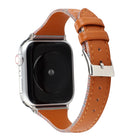 Stitching Stripes Genuine Leather Strap  Watchband, For Apple Watch Series, For Apple Watch Series 5 - DealBuddy