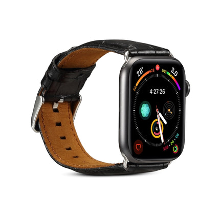 Cowhide Crocodile Texture Strap Watchband, For Apple Watch Series, For Apple Watch Series 5 - DealBuddy