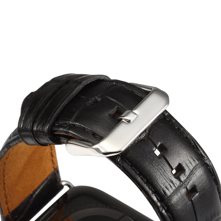 Cowhide Crocodile Texture Strap Watchband, For Apple Watch Series, For Apple Watch Series 5 - DealBuddy