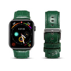Cowhide Crocodile Texture Strap Watchband, For Apple Watch Series, For Apple Watch Series 5 - DealBuddy