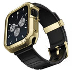 Silicone Watchband + Watch Case Set, For Apple Watch Series 9 / 8 / 7 41mm, For Apple Watch Series 9 / 8 / 7 45mm - DealBuddy