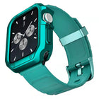 Silicone Watchband + Watch Case Set, For Apple Watch Series 9 / 8 / 7 41mm, For Apple Watch Series 9 / 8 / 7 45mm - DealBuddy