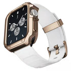Silicone Watchband + Watch Case Set, For Apple Watch Series 9 / 8 / 7 41mm, For Apple Watch Series 9 / 8 / 7 45mm - DealBuddy