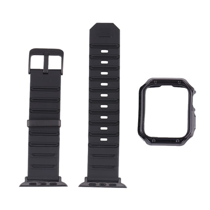 Silicone Watchband + Watch Case Set, For Apple Watch Series 9 / 8 / 7 41mm, For Apple Watch Series 9 / 8 / 7 45mm - DealBuddy