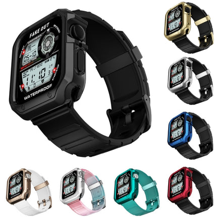 Silicone Watchband + Watch Case Set, For Apple Watch Series 9 / 8 / 7 41mm, For Apple Watch Series 9 / 8 / 7 45mm - DealBuddy