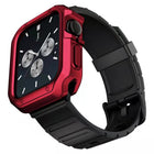 Silicone Watchband + Watch Case Set, For Apple Watch Series 9 / 8 / 7 41mm, For Apple Watch Series 9 / 8 / 7 45mm - DealBuddy