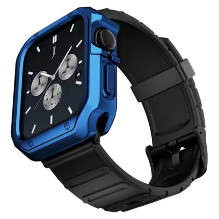 Silicone Watchband + Watch Case Set, For Apple Watch Series 9 / 8 / 7 41mm, For Apple Watch Series 9 / 8 / 7 45mm - DealBuddy