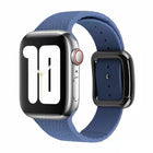 Black Buckle Silicone Watchband For Apple Watch Series, 7 41mm / 6&SE&5&4 40mm / 3&2&1 38mm - DealBuddy