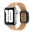 Black Buckle Silicone Watchband For Apple Watch Series, 7 41mm / 6&SE&5&4 40mm / 3&2&1 38mm - DealBuddy