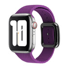 Black Buckle Silicone Watchband For Apple Watch Series, 7 41mm / 6&SE&5&4 40mm / 3&2&1 38mm - DealBuddy