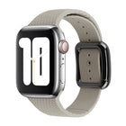 Black Buckle Silicone Watchband For Apple Watch Series, 7 41mm / 6&SE&5&4 40mm / 3&2&1 38mm - DealBuddy