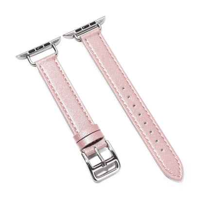 14mm Cowhide Leather Watchband For Apple Watch Series, 7 41mm/6&SE&5&4 40mm/3&2&1 38mm, 7 45mm/6&SE&5&4 44mm/3&2&1 42mm - DealBuddy