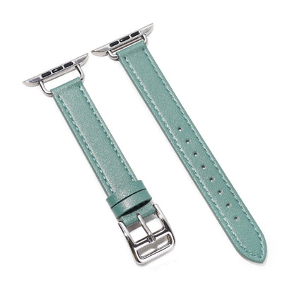 14mm Cowhide Leather Watchband For Apple Watch Series, 7 41mm/6&SE&5&4 40mm/3&2&1 38mm, 7 45mm/6&SE&5&4 44mm/3&2&1 42mm - DealBuddy