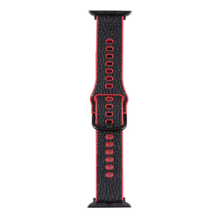 Litchi TPU Watchband For Apple Watch Series, 7 41mm / 6&SE&5&4 40mm / 3&2&1 38mm, 7 45mm / 6&SE&5&4 44mm / 3&2&1 42mm - DealBuddy