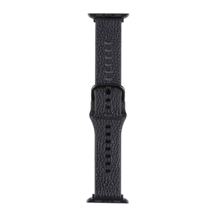 Litchi TPU Watchband For Apple Watch Series, 7 41mm / 6&SE&5&4 40mm / 3&2&1 38mm, 7 45mm / 6&SE&5&4 44mm / 3&2&1 42mm - DealBuddy