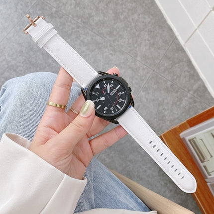Leather Strap Watchband, For Samsung Galaxy Watch4 40mm/44mm - DealBuddy