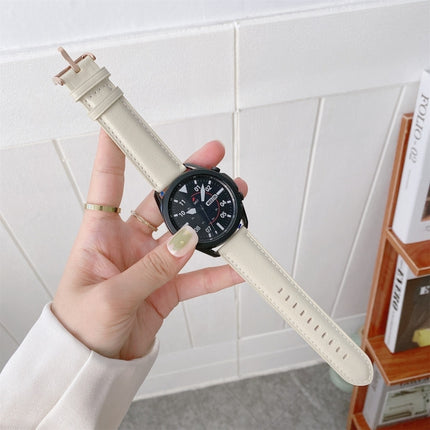 Leather Strap Watchband, For Samsung Galaxy Watch4 40mm/44mm - DealBuddy