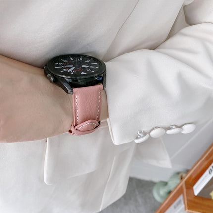 Leather Strap Watchband, For Samsung Galaxy Watch4 40mm/44mm - DealBuddy