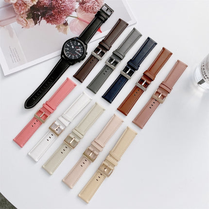 Leather Strap Watchband, For Samsung Galaxy Watch4 40mm/44mm - DealBuddy
