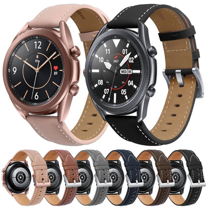Leather Strap Watchband, For Samsung Galaxy Watch4 40mm/44mm - DealBuddy